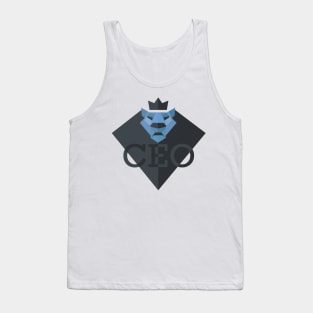 Just a royal Lion CEO blue Tank Top